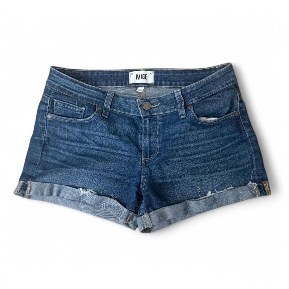 PAIGE Jimmy Jimmy Shorts Roll Cuff, size 25